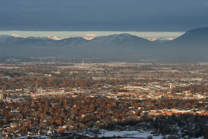 Kalispell viewed toward Glacier National Park